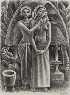 Miguel Covarrubias - Rice granary, Bali