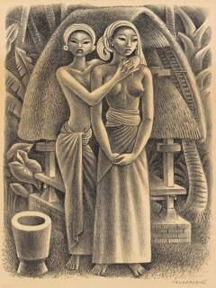 Miguel Covarrubias - Rice Granary, Bali
