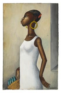 Miguel Covarrubias - Woman with Basket