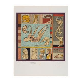 Mihail Chemiakin - Philosophie de la mer/ Philosophy of the Sea, 1977 sans cadre