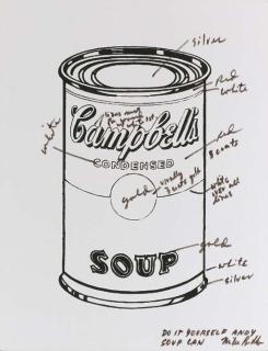 Mike Bidlo - Do It Yourself Andy Soup Can