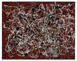 Mike Bidlo - NOT POLLOCK (MURAL 1950)