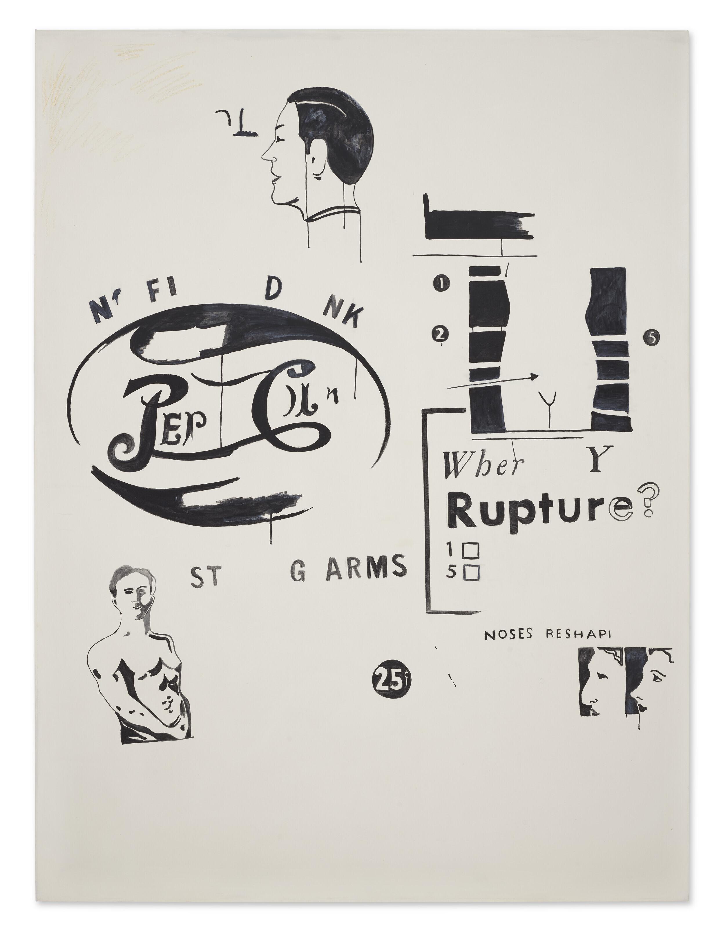 Mike Bidlo - Not Warhol (Advertisement, 1960)