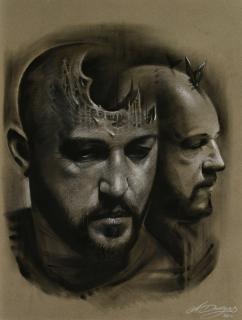 Mike Dargas - Konvolut von 2 Papierarbeiten.