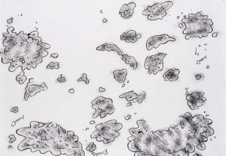 Mike Kelley - Garbage Drawing #18 (From \'Seventy-Four Garbage Drawings And One Bush\')