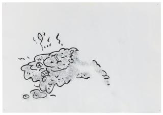 Mike Kelley - Garbage Drawing #74