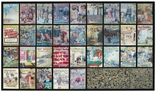 Mike Kelley - Missing Time Color Exercise (reversed) No.5 (Resonating Stone Walls)