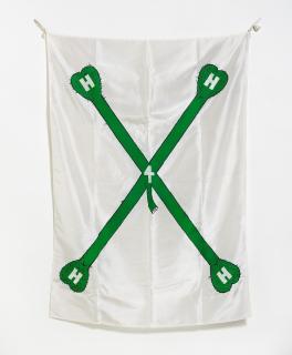 Mike Kelley - Pansy metal/clovered hoof: Hanging Heavy Horny