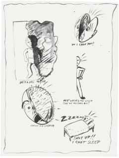 Mike Kelley - Untitled, From The Sublime (Study For Headache Napkin #2)