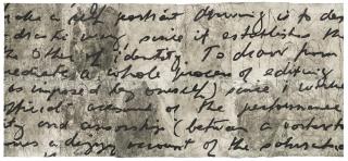 Mike Parr - Language and Chaos III, 1990 (12 sheets, measurements are for each sheet)