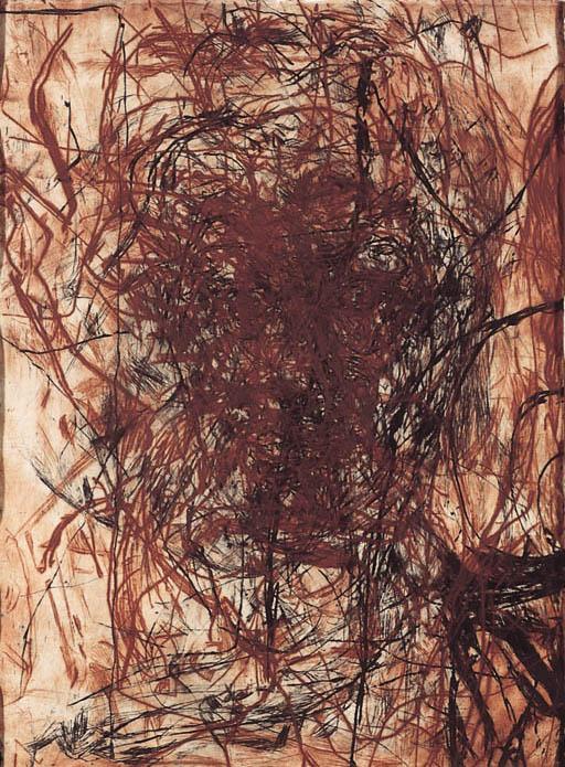Mike Parr - Untitled From The Series, Self Portraits 1-6 (Red Shift, The Plague)