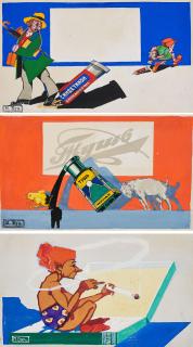 Mikhail Bulanov - Konvolut von 14 Gouachen.