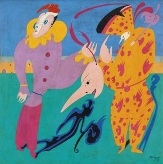 Mikhail Chemiakin - Carnival At St. Petersburg Iii