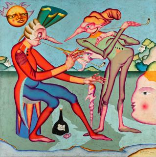 Mikhail Chemiakin - From The Carnivals Of St Petersburg Series