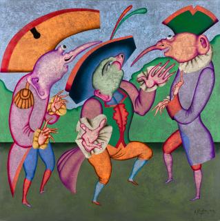 Mikhail Chemiakin - From the Carnivals of St Petersburg Series