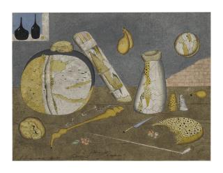 Mikhail Chemiakin - Still Life With Cheese