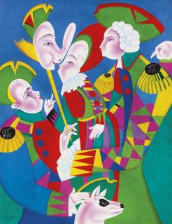 Mikhail Chemiakin - Venetian Carnival