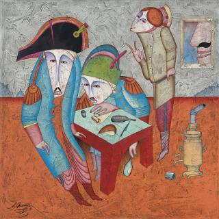 Mikhail Chemiakin - Watching the Conspirators