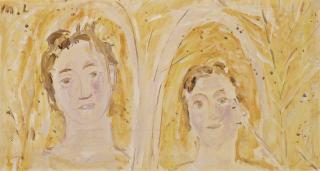 Mikhail Fedorovich Larionov - Double Portrait