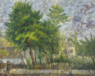 Mikhail Fedorovich Larionov - Garden In Tiraspol