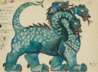 Mikhail Fedorovich Larionov - Set Design For Bova Korolevich