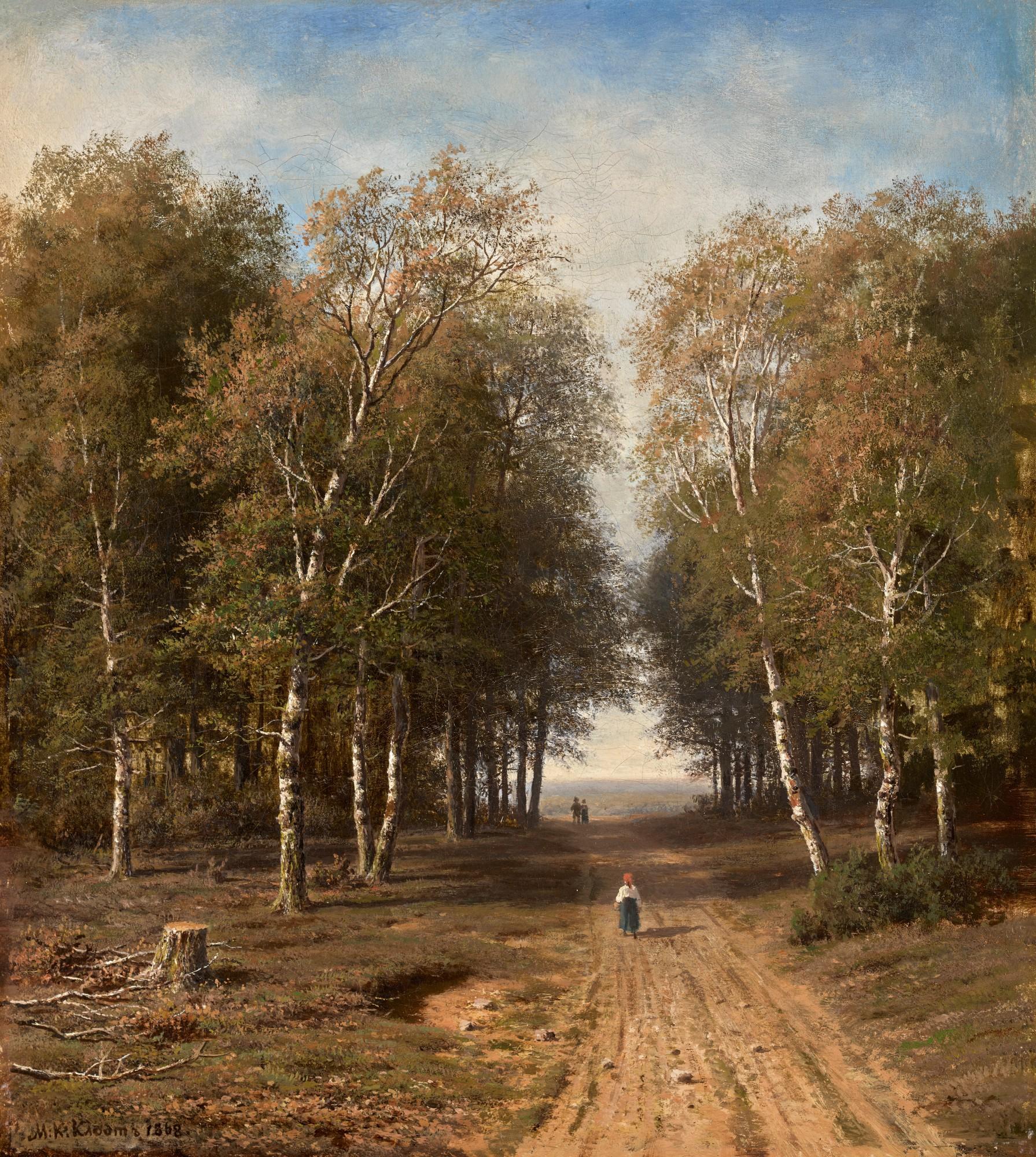 Mikhail Konstantinovich Klodt - Path Through A Birch Grove