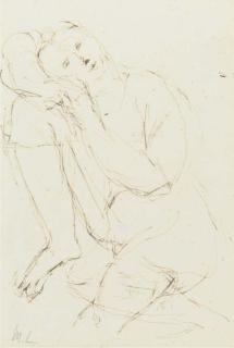 Mikhail Larionov - Femme Assise