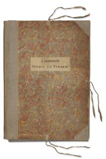 Mikhail Larionov - \'Voyage en Turquie\': a complete set of thirty-two pochoirs in the original folio
