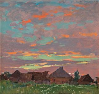 Mikhail Markelovich Guzhavin - At Dusk.