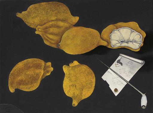 Mikhail Mikhailovich Chemiakin - Still life with lemons