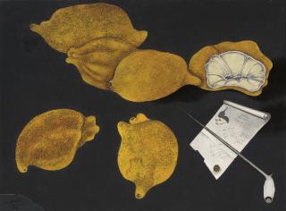 Mikhail Mikhailovich Chemiakin - Still life with lemons