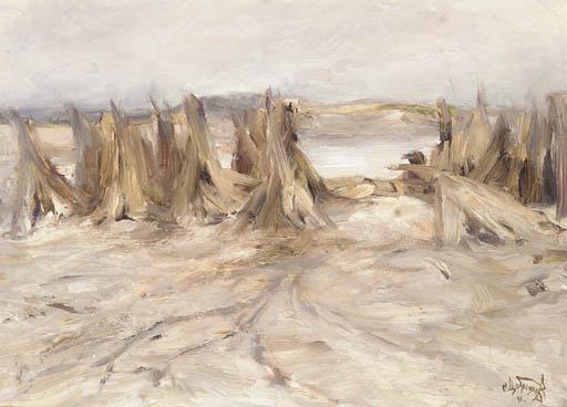 Mikhail Nikolaevich Dobronavov - Corn Stooks
