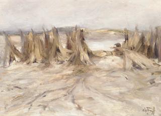 Mikhail Nikolaevich Dobronavov - Corn Stooks