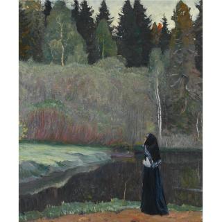 Mikhail Vasilievich Nesterov - By The Lake