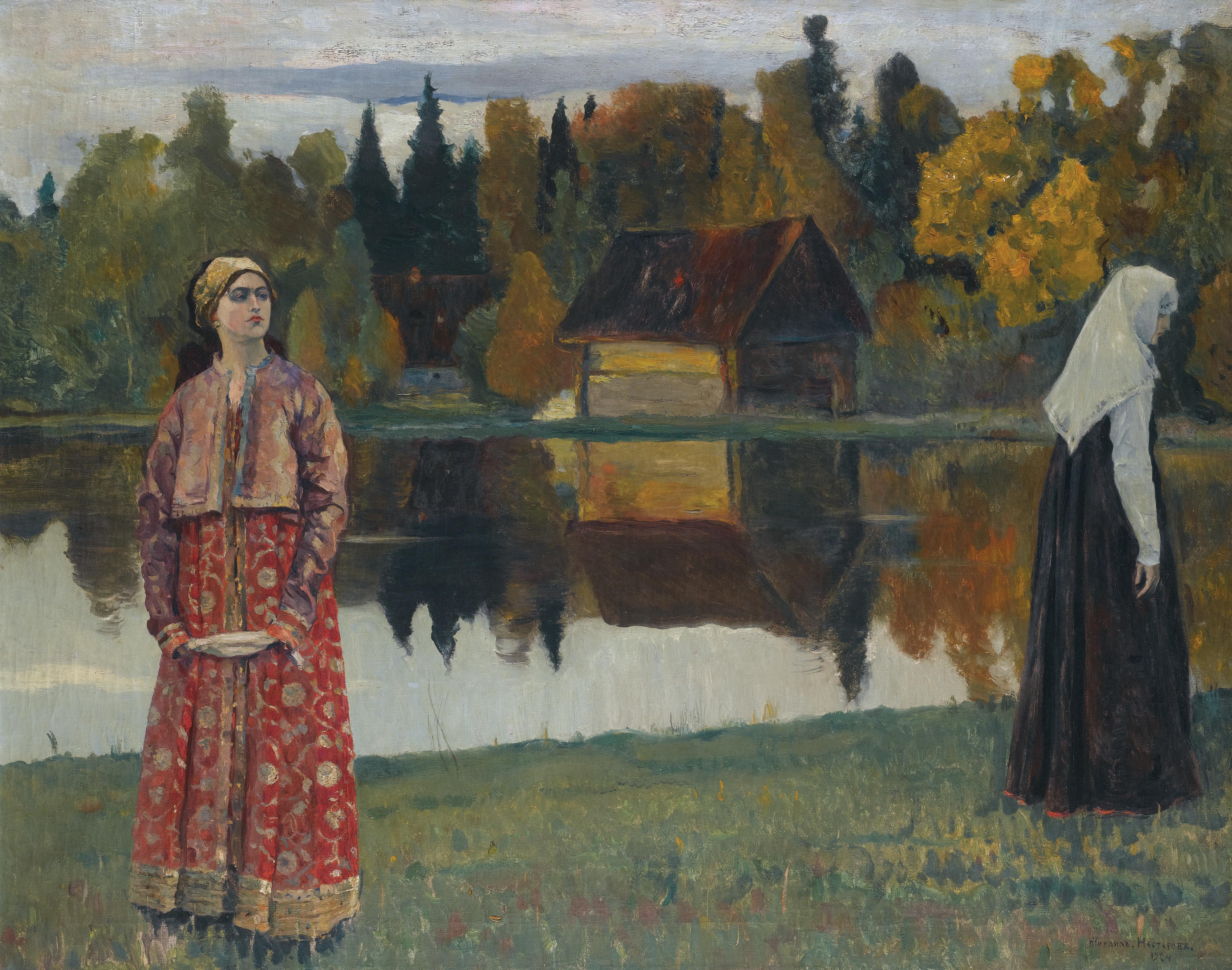 Mikhail Vasilievich Nesterov - By The Lake