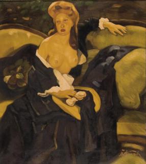 Mikhail Vasilievich Nesterov - Femme nue