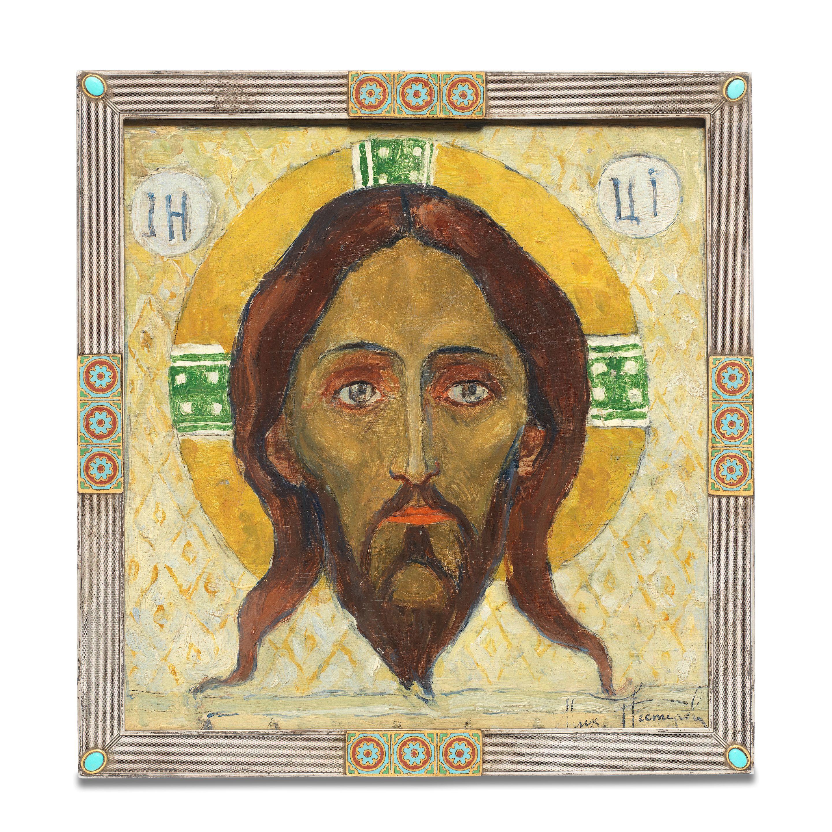 Mikhail Vasilievich Nesterov - Icon of the Saviour Not-Made-By-Hands, 1910-1920