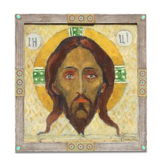 Mikhail Vasilievich Nesterov - Icon of the Saviour Not-Made-By-Hands, 1910-1920