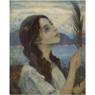 Mikhail Vasilievich Nesterov - Saint Barbara