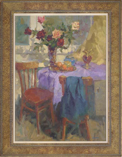 Mikhail Zharov - The dining room table