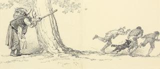 Mikhail Zichy - In pursuit