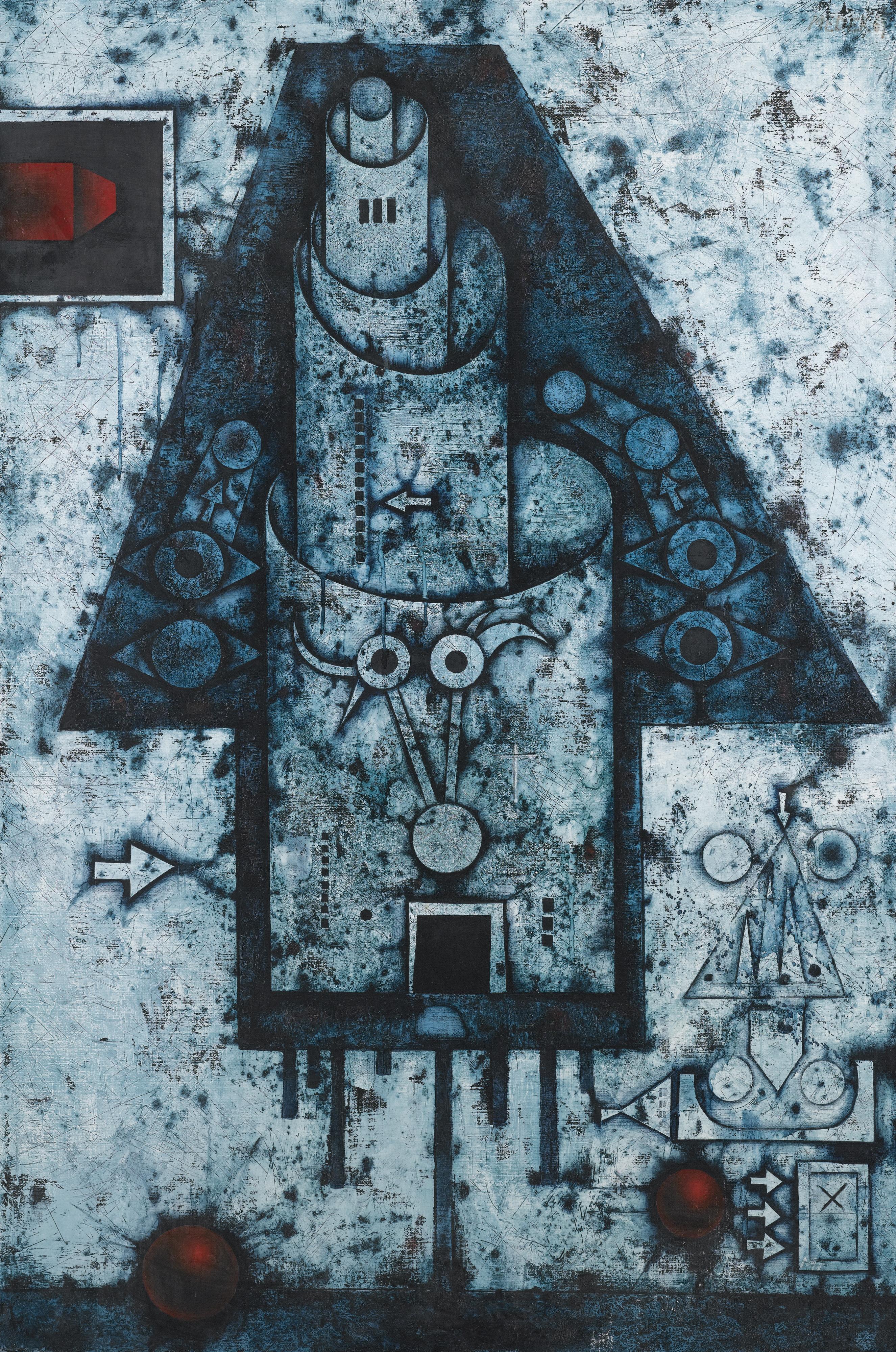 Mikuláš Medek - Czech tower Planner\'S Head