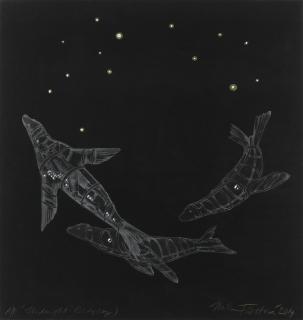 Mila Fürstová - \'Midnight\' Artwork From Coldplay\'s \'Ghost Stories\' Album, 2014