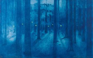 Mila Fürstová - \'Midnight Forest\' Artwork From Coldplay\'s \'Ghost Stories\' Album, 2014