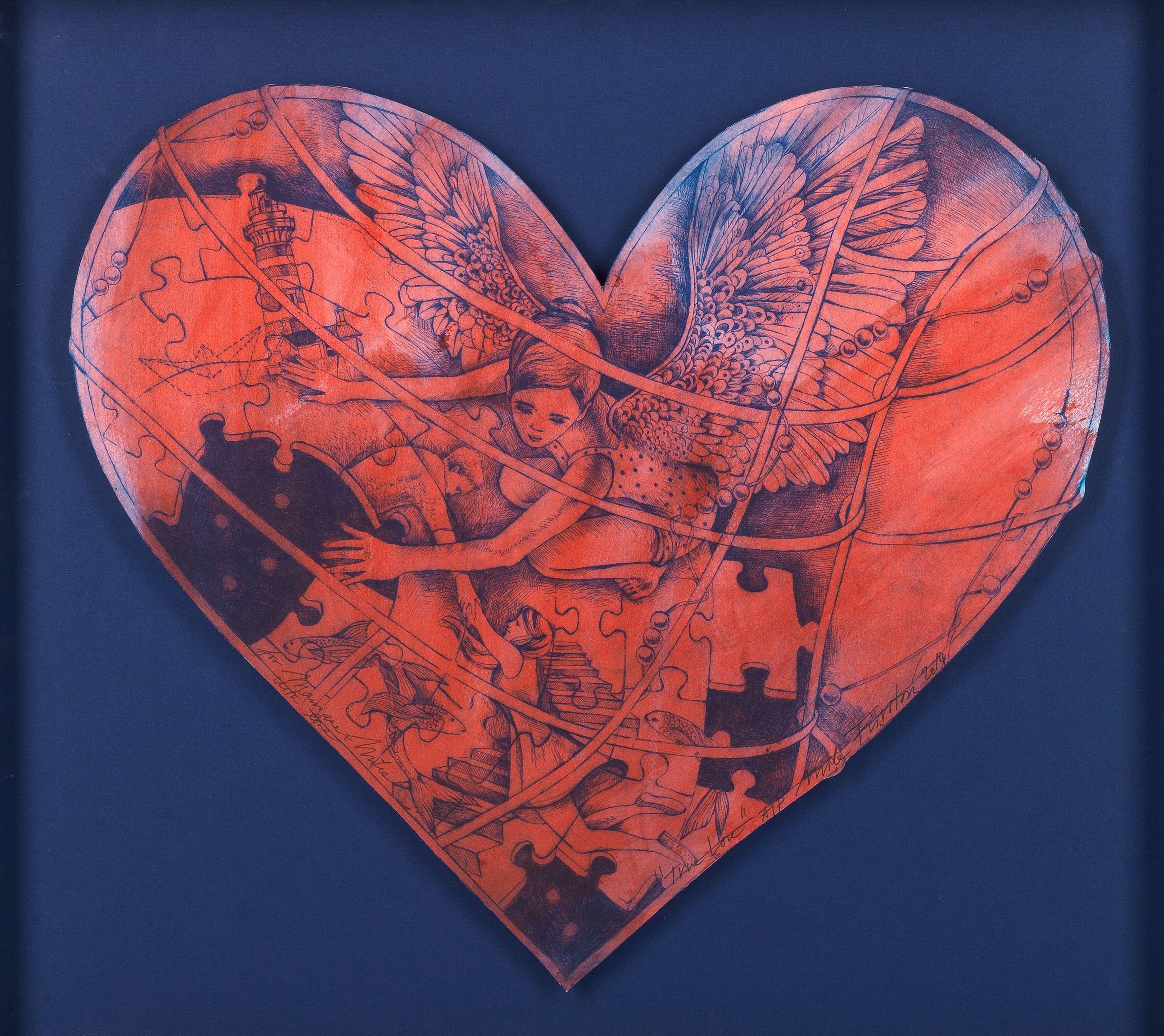 Mila Fürstová - \'True Love I\' Artwork From Coldplay\'s \'Ghost Stories\' Album, 2014