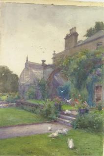 Mildred Anne Butler, R.W.S. - Doves outside the Conservatory, Kilmurry