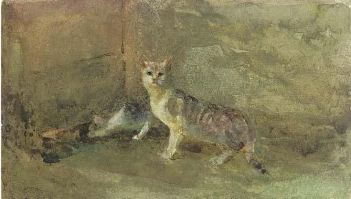 Mildred Anne Butler, R.W.S. - Two Cats, Kilmurry