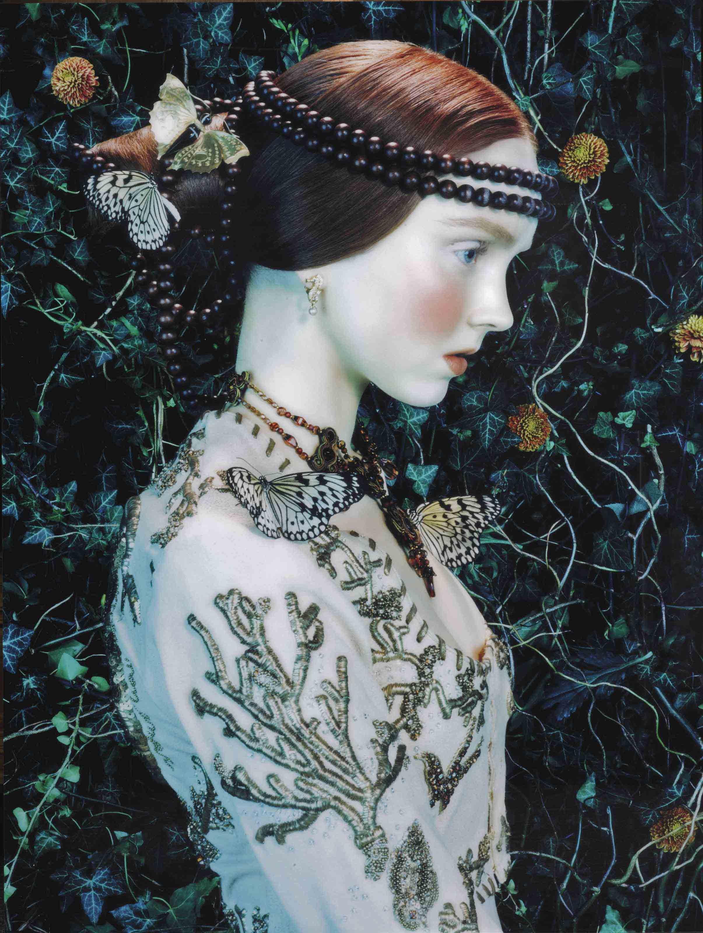Miles Aldridge - Lily Cole (from the series Like a painting)