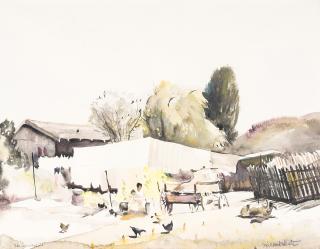 Millard Owen Sheets - The Clothesline