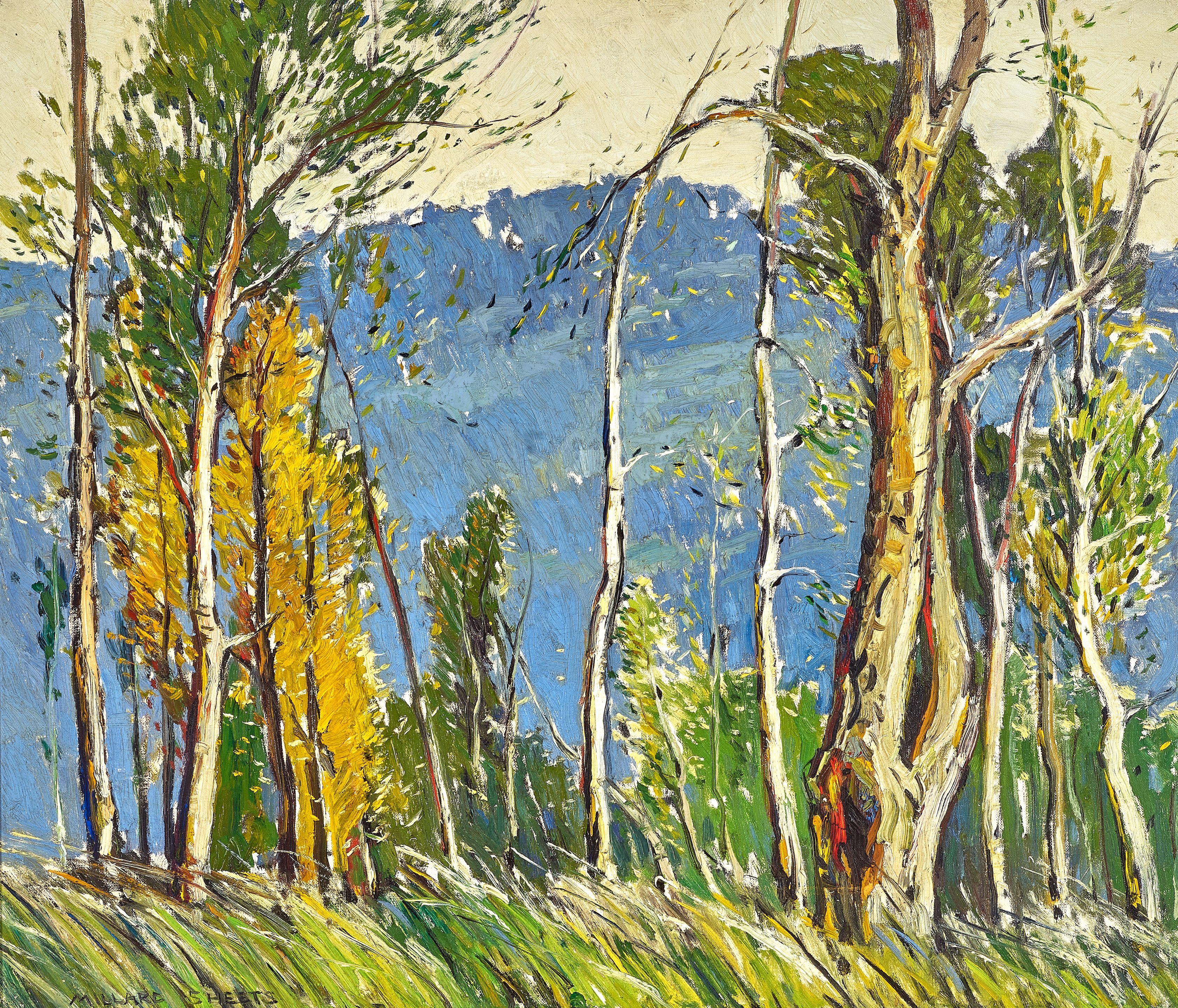 Millard Owen Sheets - Windswept Hill